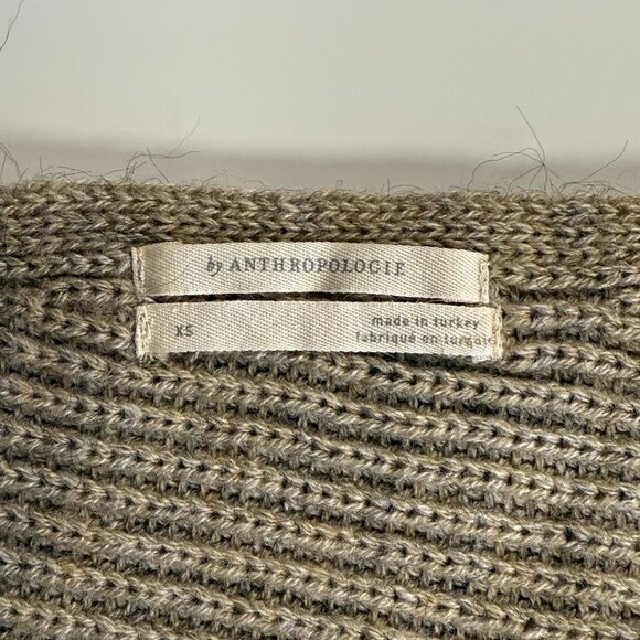 Anthropologie by Anthropologie Twist Front Sweater Set Beige Neutral Size XS - Picture 12 of 16